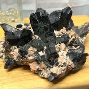 Morion raw (opaque black quartz) 7.78lbs  amazing speciman